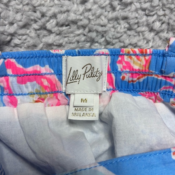 Lilly Pulitzer Dress Girls Medium Alessia Lined Bright Adjustable Straps Beach - Picture 2 of 4